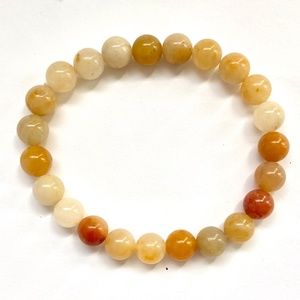 Amazonite Stone Stretch Beaded Bracelet